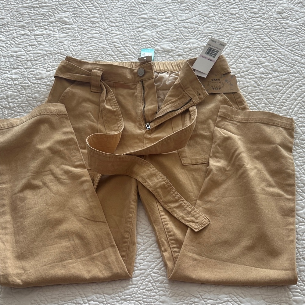 Khaki Chinos with Belt